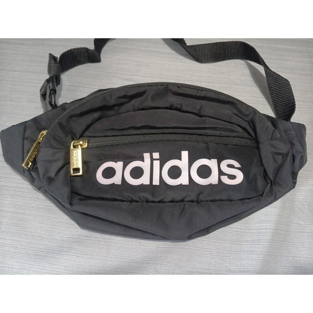 Adidas National Crossbody Waist Bag Fanny Pack Belt Festival Pack Pouch Black